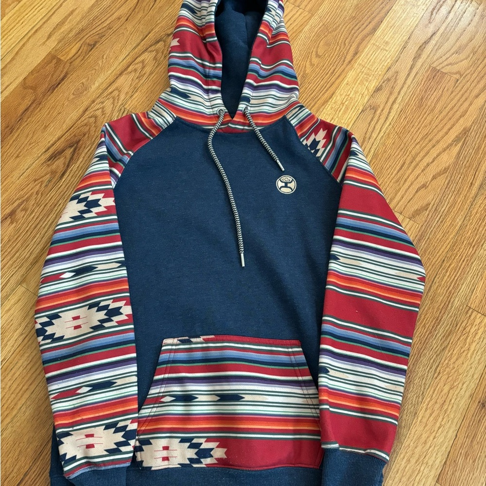 Hooey Multicolor Patterned Hoodie